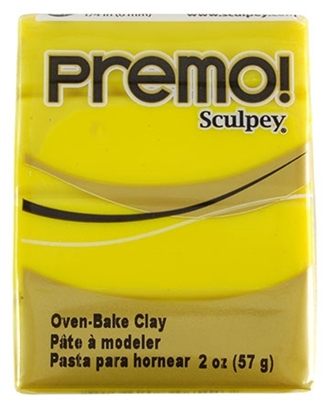 Premo Sculpey Zinc Yellow 2oz