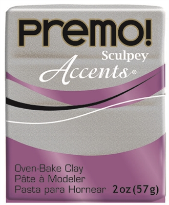 Premo Sculpey Accents White Gold Glitter