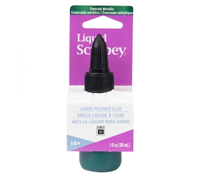 Emerald Metallic Liquid Sculpey 1oz