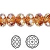 Swarovski Rondelle Bead 12mm - Crystal Copper (12pcs)