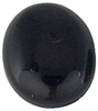 Oval Onyx cabochon (8x10mm) (1pc)