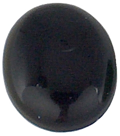 Oval Onyx cabochon (8x10mm) (1pc)