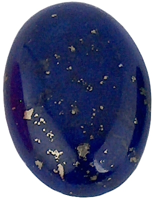 Oval Lapis cabochon (10x14mm) (1pc)