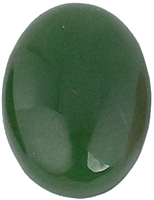 Oval Jade cabochon (10x14mm) (1pc)