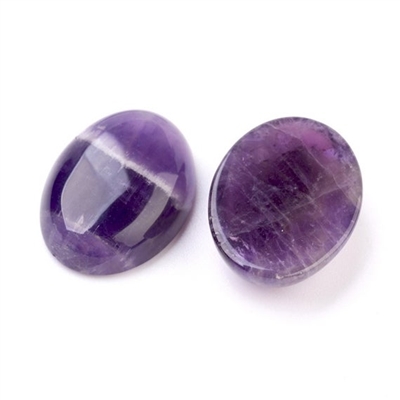 Amethyst 18mm x 13mm Oval Cabochon