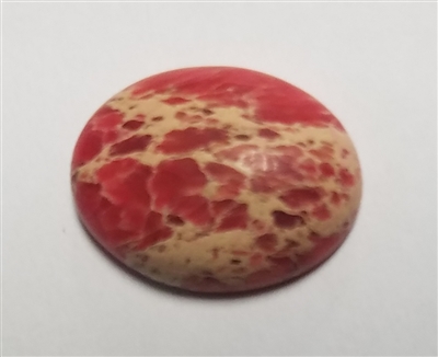 Red Jasper 16x12mm Oval Cabochon