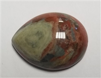 Variety Jasper 20x15mm Pear Cabochon