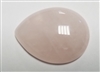 Rose Quartz Cabochon 22x30mm Teardrop