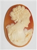 Carved Shell Cameo 30x24mm