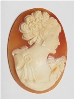 Carved Shell Cameo 30x24mm