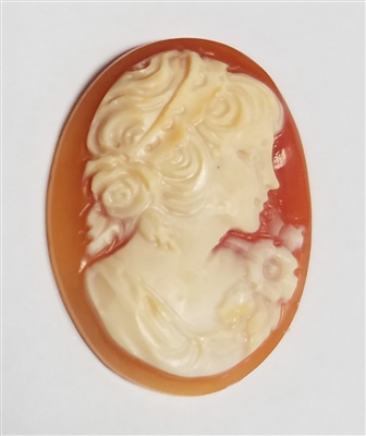 Carved Shell Cameo 40x30mm
