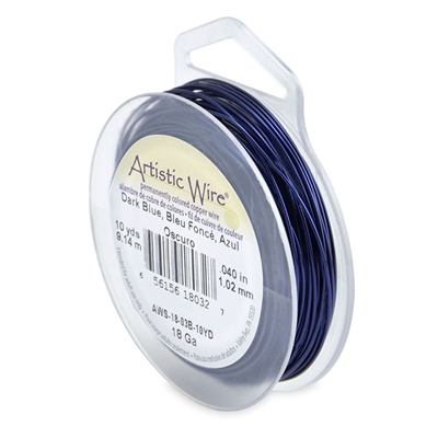 Artistic Wire 18 gauge Dark Blue 10yd