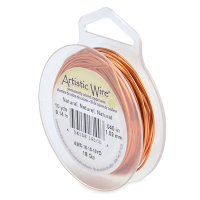 Artistic Wire 18 gauge Natural 10yd