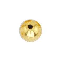 Gold Plated Memory Wire End Caps, 5mm, 10pc