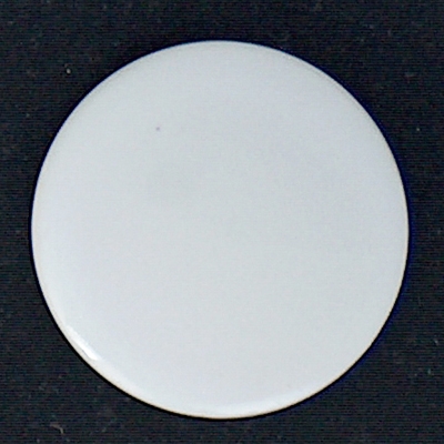 Round Porcelain Cabochon - 18mm - glazed on front only