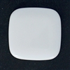 Rounded Square Porcelain Cabochon - 25mm - glazed on front only