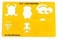 Designer Template- Alien Creatures (5.5"X8")