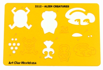 Designer Template- Alien Creatures (5.5"X8")