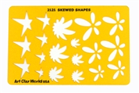 Designer Template- Skewed Shapes (5.5"X8")