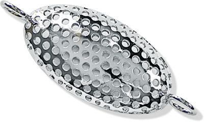 LP Oval Shaped Mesh Form - Silver Color