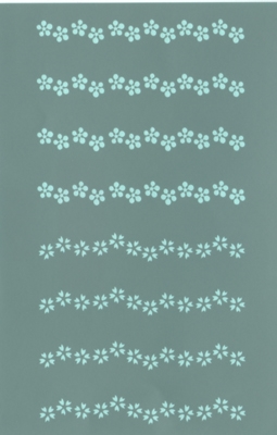 Stencil Sheet Pattern E 1pc