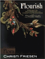 Flourish Book One Flora Leaf, Flower, and Plant Designs by Christi Friesen