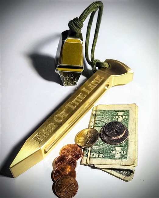 Commemorative Brass Railroad Spike Set