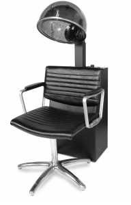 Berra Dryer Chair, base of chair in black