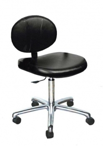 Berra Manicure Stool with casters & gas lift