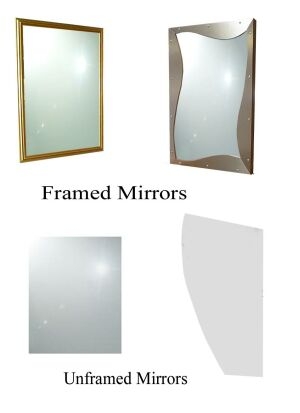 36" X 36" X 1/4" mirror