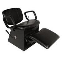 Cody Shampoo Chair with lock-in-place Kickout Legrest