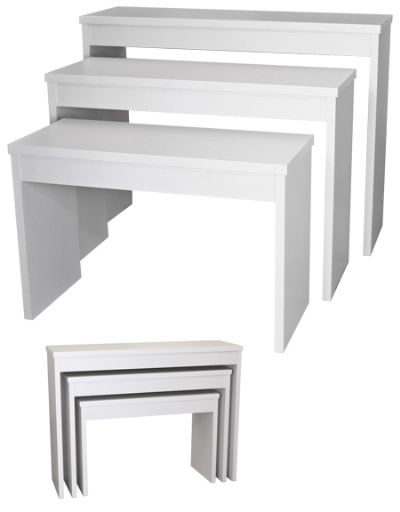 Zada Retail Nesting Stacking Tables, Set of 3