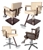 Quarta Hydraulic Styling Chair with Slim-Star Base
