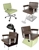 Quarta Hydraulic All Purpose Chair with 20-20 Square Base