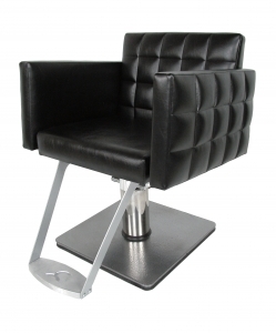 Nouveau Hydraulic Styling Chair with 20-20 Square Base