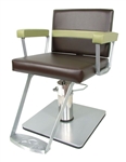 Taress Hydraulic Styling Chair with 20-20 Square Base