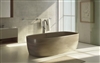 Aquatica Coletta Sandstone Freestanding Solid Surface Bathtub