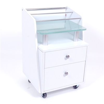 Accessory Cart w/ Glass Top