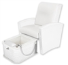 Living Earth Crafts Mystia Pedicure Chair with Plumbed Footbath