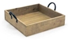 Asheville Series - 9.75" Square Rustic Wood Box