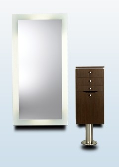 Pedestal Mirror