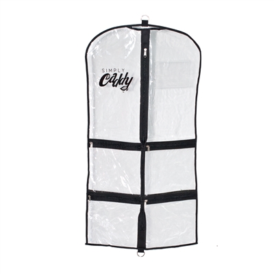 Simply Caddy Set of 3 Costume Garment Bags Black Trim