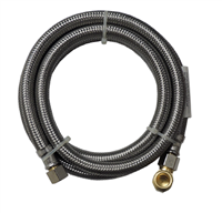 1405DWSS 3/8" Comp X 3/8" Comp 60" Stainless Steel Hose With Elbow For Dishwashers