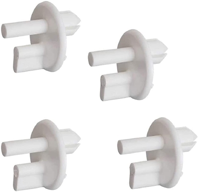 241993001, AP4393090, PS2358879 Pack Of 4 Crisper Cover Supports For Frigidaire Refrigerator (Fits Models: FRS, PLH, GLH, GLR, PHS And More)