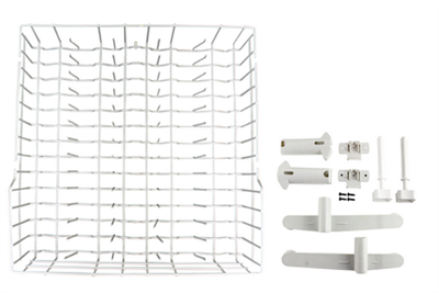 3369903, WP3369903 White Upper Rack for Whirlpool Dishwasher