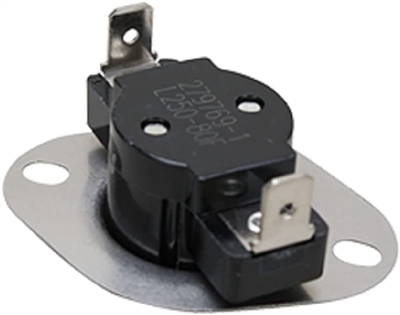 3390291, AP6008306, PS11741441 Thermostat Compatible With Whirlpool Dryer (Fits Models: LER, LE7, LT7, GEQ, LTE And More)