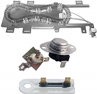AM3401 Heater, Thermal Fuse And Thermostat Kit For Whirlpool Dryer (8544771, 279973 And 3392519)( Fits Models: 7MW, MED, WED, YME, NED And More) Includes: 1- 8544771 Heater, 1- 27973 Fuse and thermostat kit,   1- 3392519 Thermal Fuse