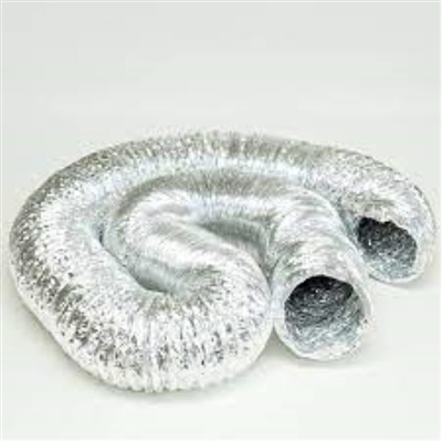 TD425 Dryer Venting 25' Aluminium Flexible