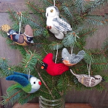 RF523D Woolie Bird Ornament