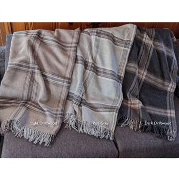 Sold out: CLEARANCE: RF661 Brushed Plaid Throw